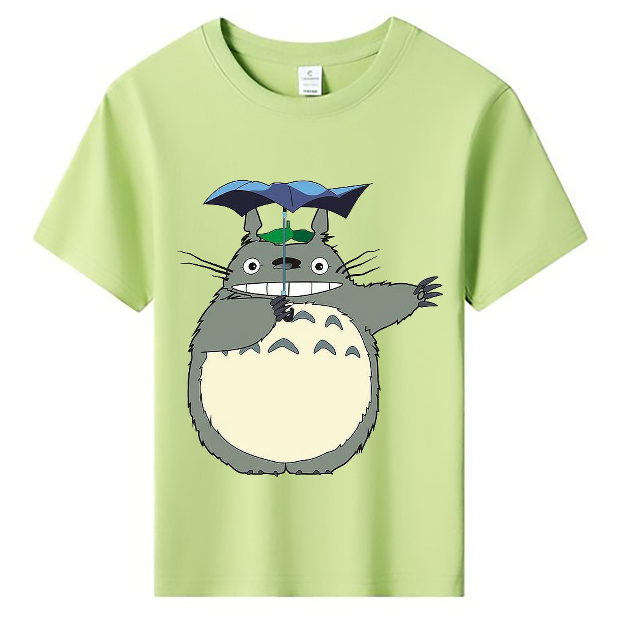 （画像用） となりのトトロ 草壁メイ 草壁サツキ My Neighbor Totoro Satsuki Kusakabe Mei Kusakabe 綿100％キッズTシャツ（フロントプリント）